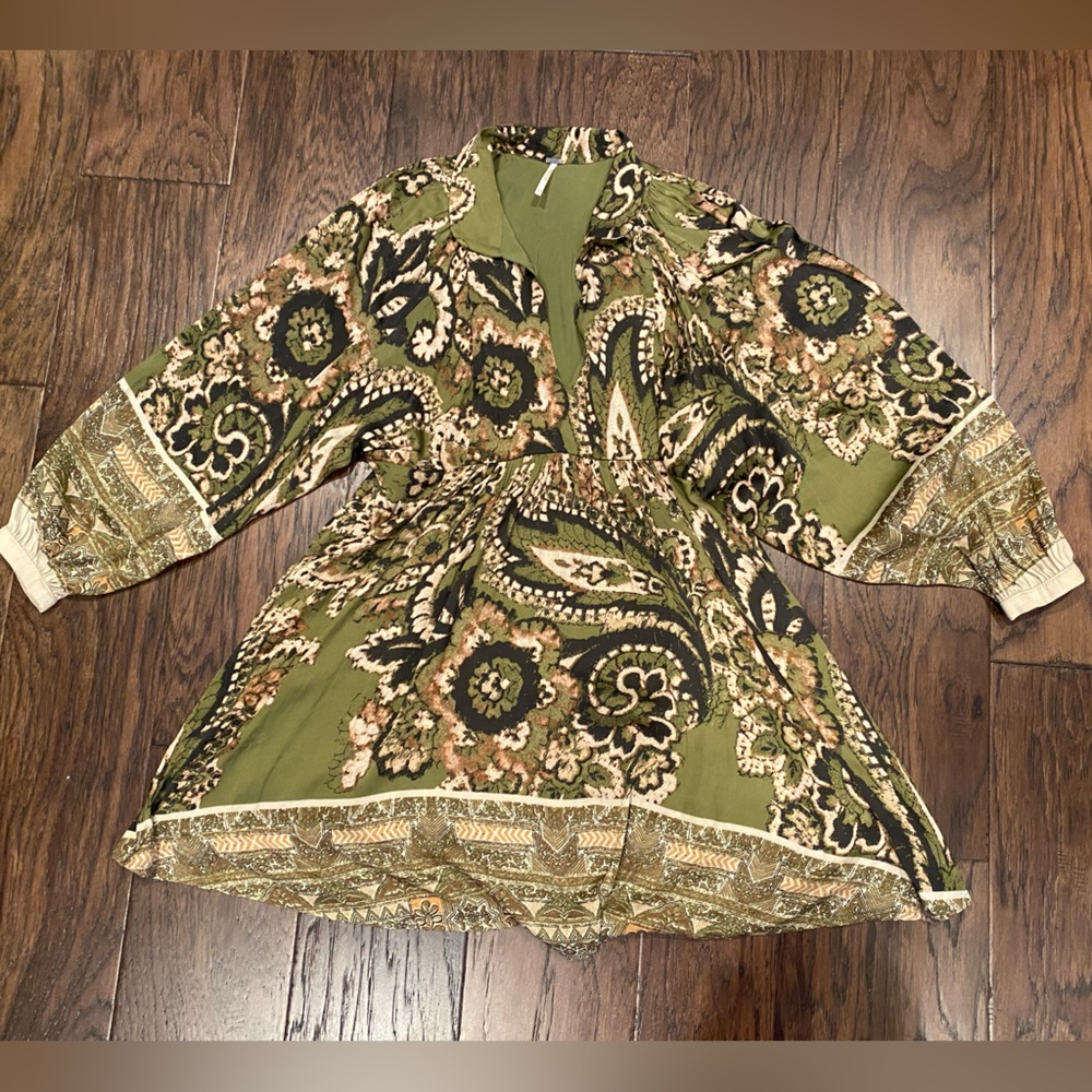 Free People Olive Tunic